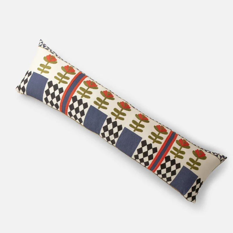 Schoolhouse x Rachel Murray Flower-Bed Bolster Pillow