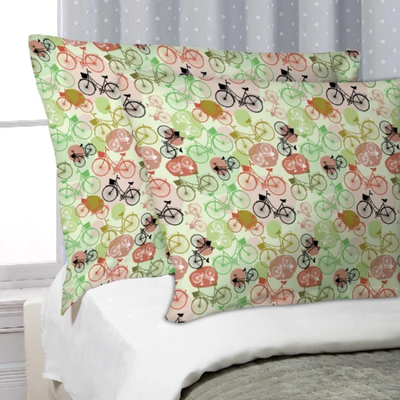 ArtzFolio Vintage Bicycles Pillow Cover Case