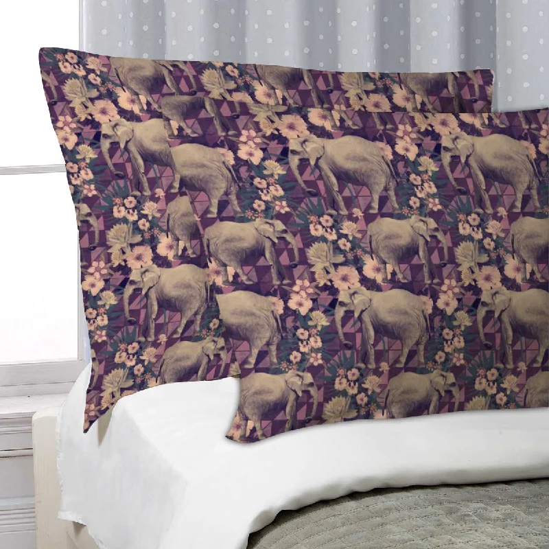 ArtzFolio Indian Elephants D4 Pillow Cover Case