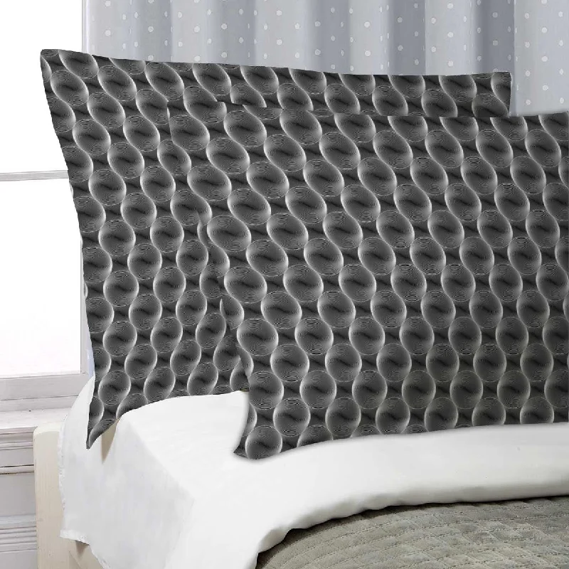 ArtzFolio Monochrome Sphere Pillow Cover Case