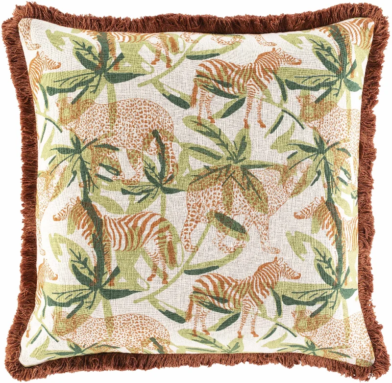 Guri Safari Print Cotton Throw Pillow - Clearance