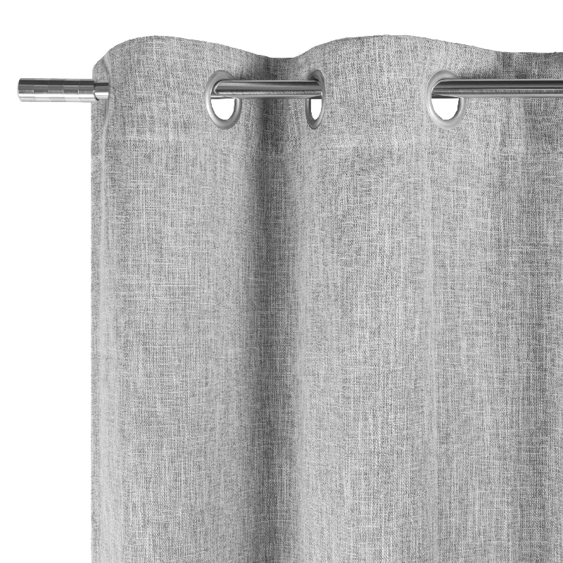 Grommet panel - Dylan - Grey - 54 x 85 inch (137 x 215 cm)