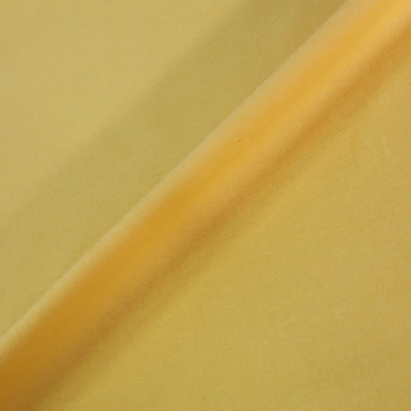 Home Furnishing Fabric Brushed Panama Weave - Buttercup Yellow