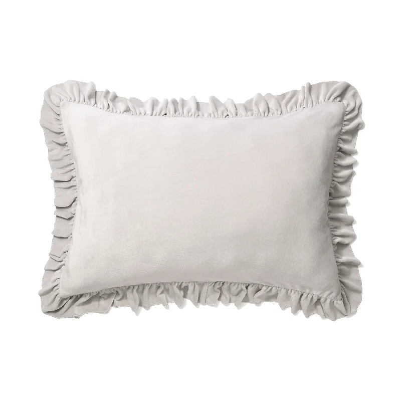 Warmy Argan Oil Frill Pillow Case 700 X 500 Grey