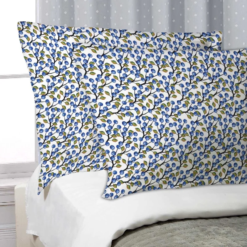 ArtzFolio Blueberries Around Pillow Cover Case