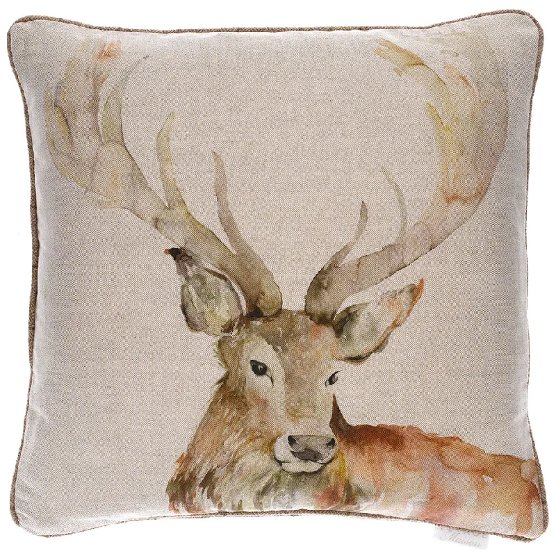 Gregor Printed Feather Cushion Linen