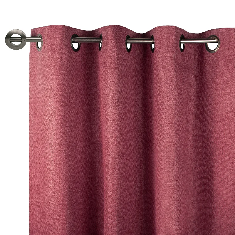 Dimout grommet panel - Oxford - Merlot - 54 x 95 inch (137 x 243 cm)