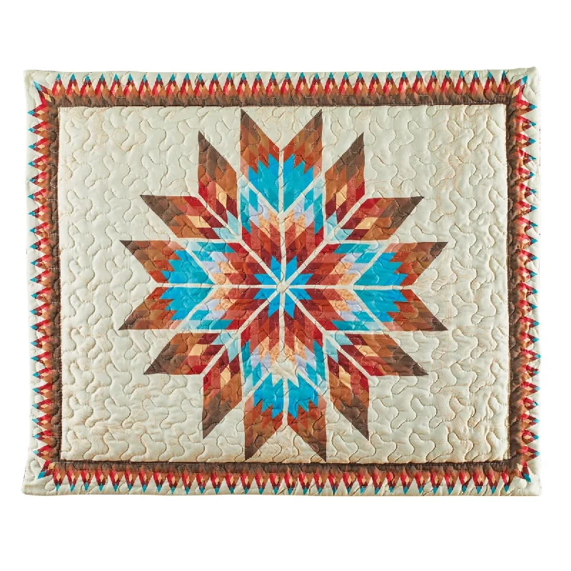 Classic Southwest Cheyenne Star Pattern Pillow Sham