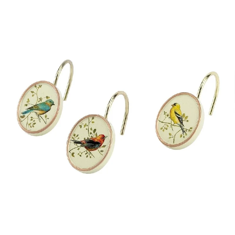 Avanti Gilded Birds Shower Hooks