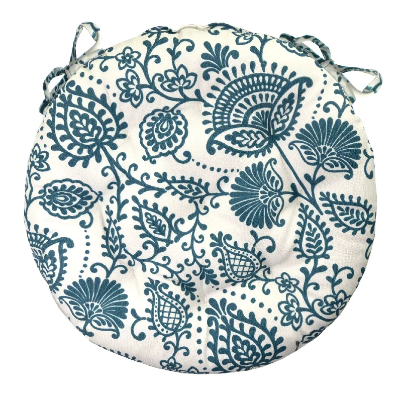 Bistro Chair Cushion - Sylvan Teal - 16" Outdoor Round Chair Cushion