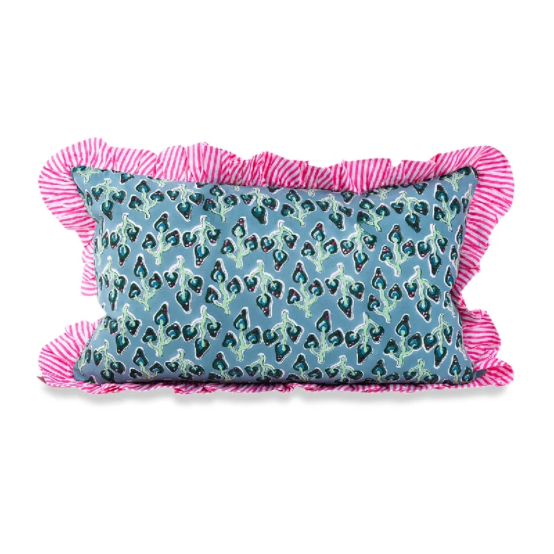 Ruffle Lumbar Pillow - Alice - Case Only