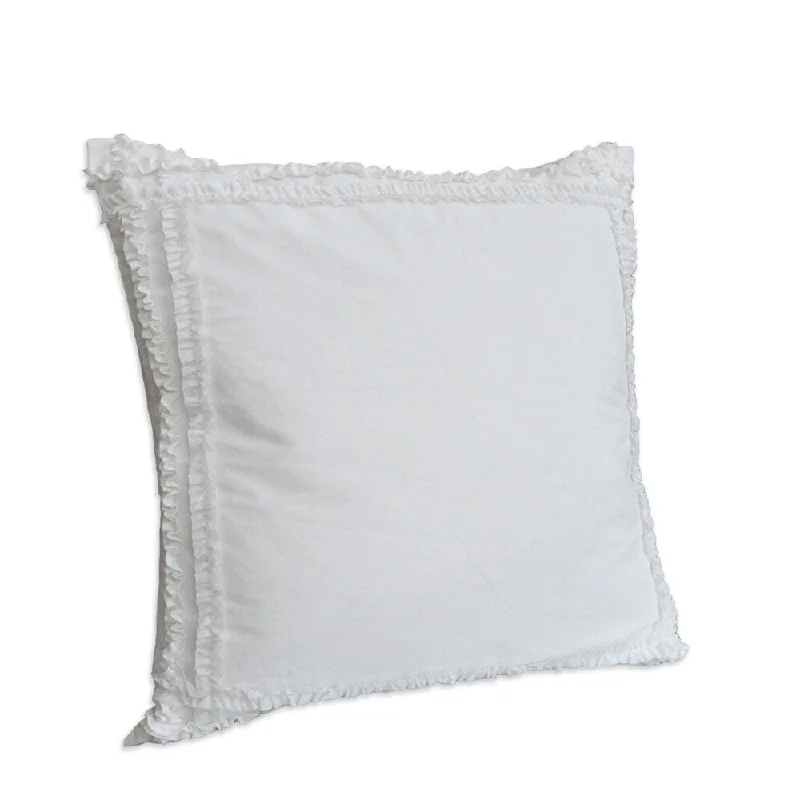 Nostalgia Home Neveah White European Square Sham