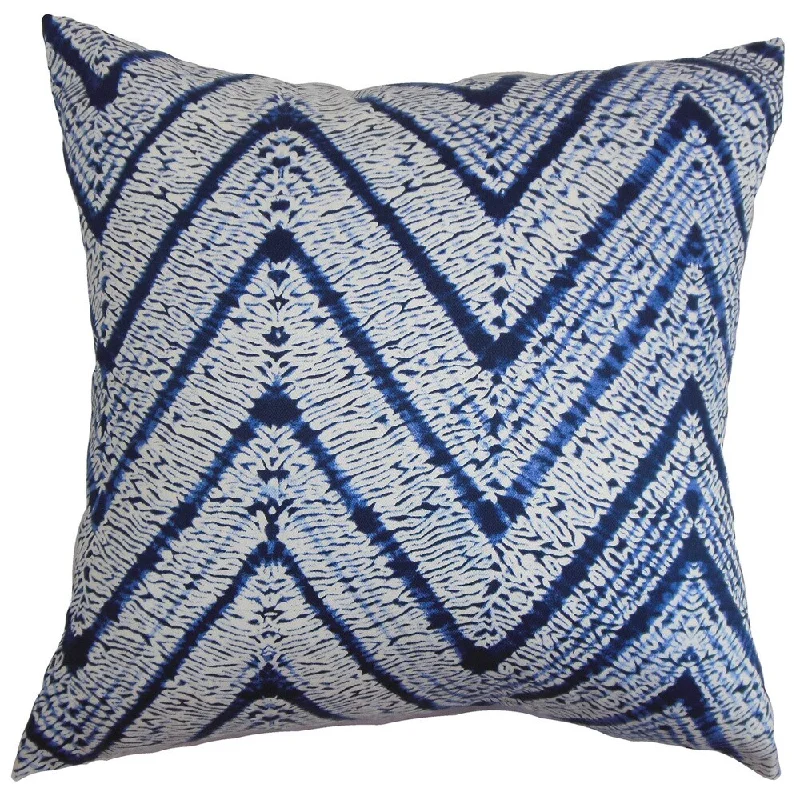 Destry Zigzag Euro Sham Blue