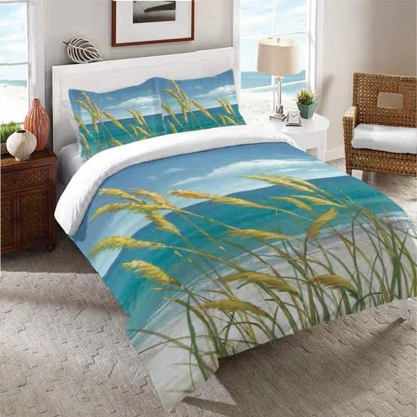 Laural Home Summer Breeze Standard Cotton Comforter Sham - 20x26