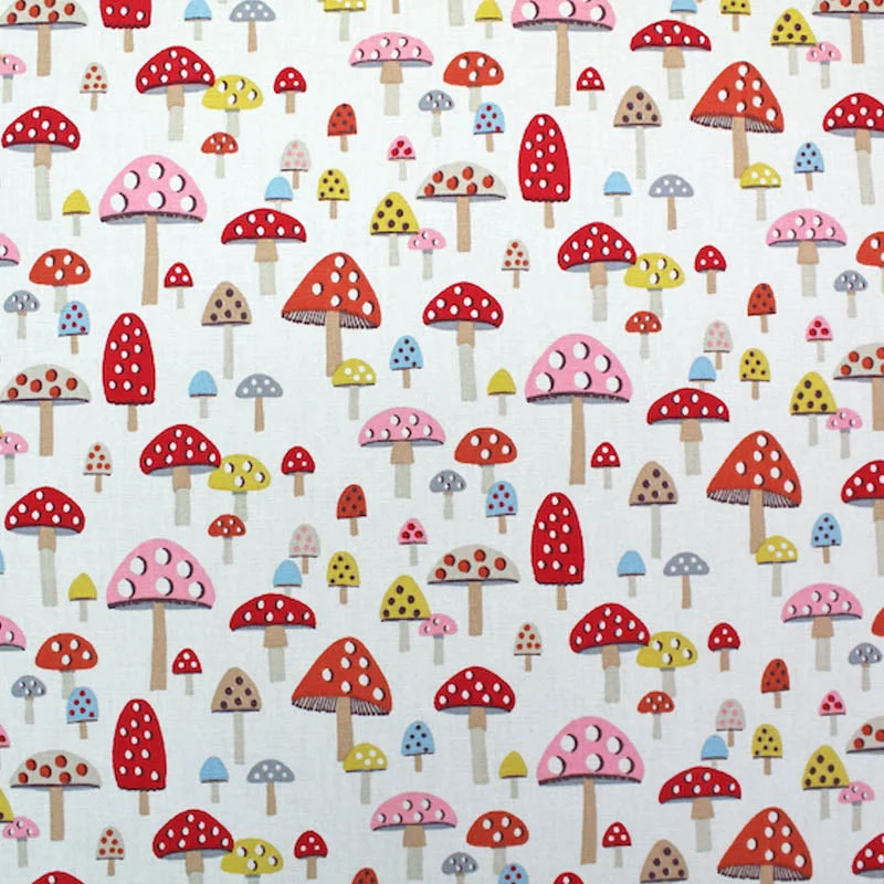 Cath Kidston Home Furnishing Fabric Mini Mushroom