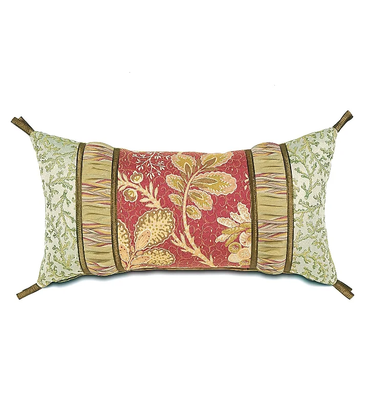 Logan Floral Insert Lumbar Pillow Cover 11x21