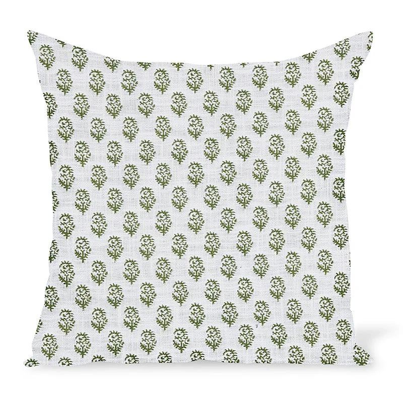 Peter Dunham Textiles Outdoor Rajmata in Pear Pillow