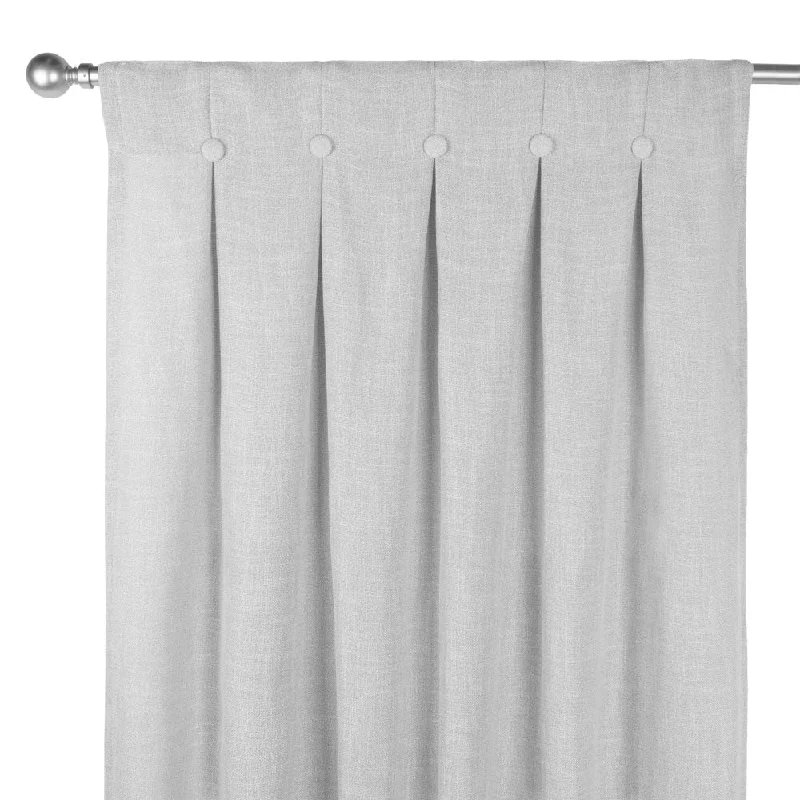 Hidden tab curtain panel -  City - Silver - 34 x 96''