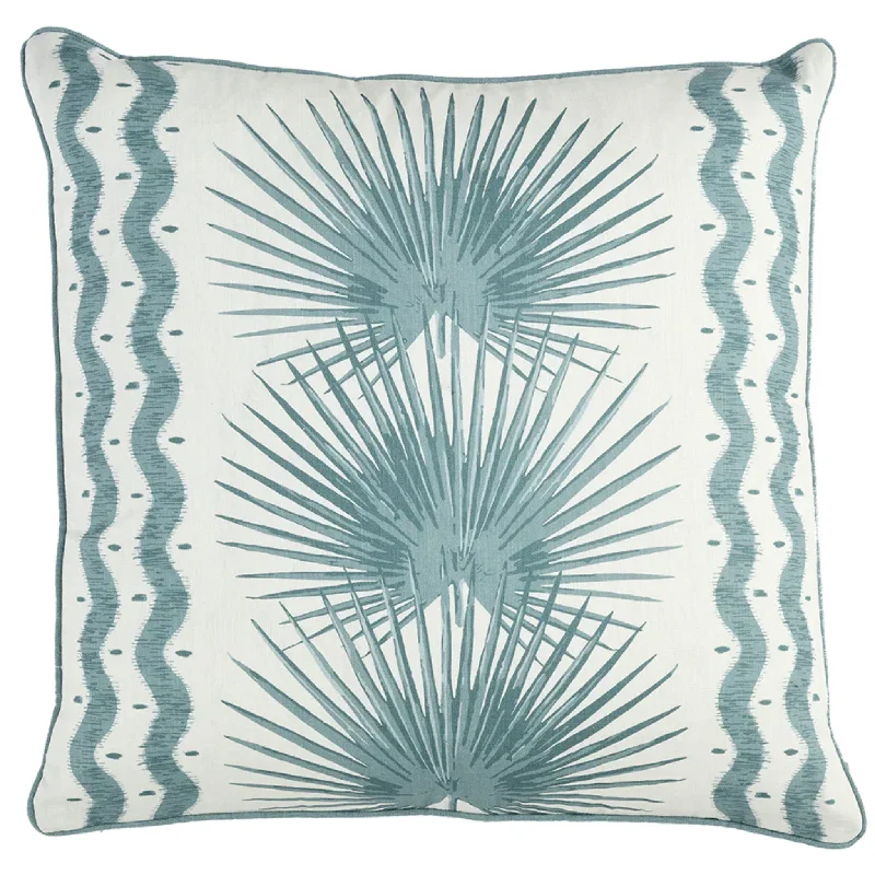 Palmette Spa Decorative Throw Pillow