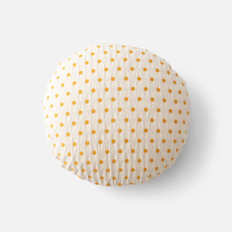 Polka Dot Circle Pillow