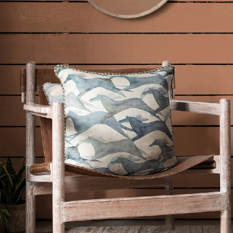 Dakota Printed Feather Cushion River