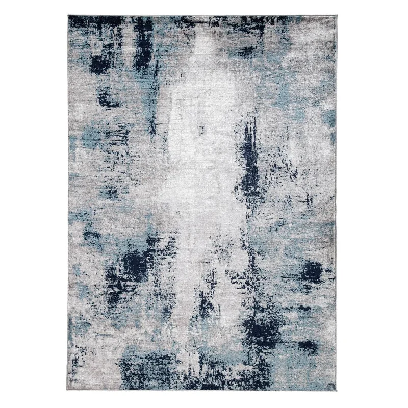 Leonelle 7'10"x10" Cream/Charcoal Rug