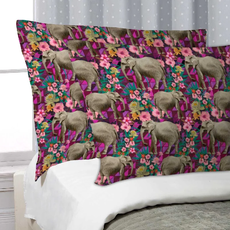 ArtzFolio Indian Elephants D1 Pillow Cover Case