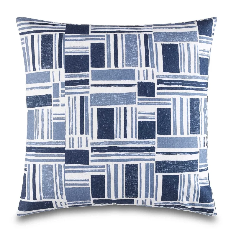 Southern Tide Surfside Square Blue Decorative Pillow