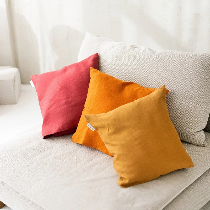 Deco Pillow Linen Covers In Various Colors