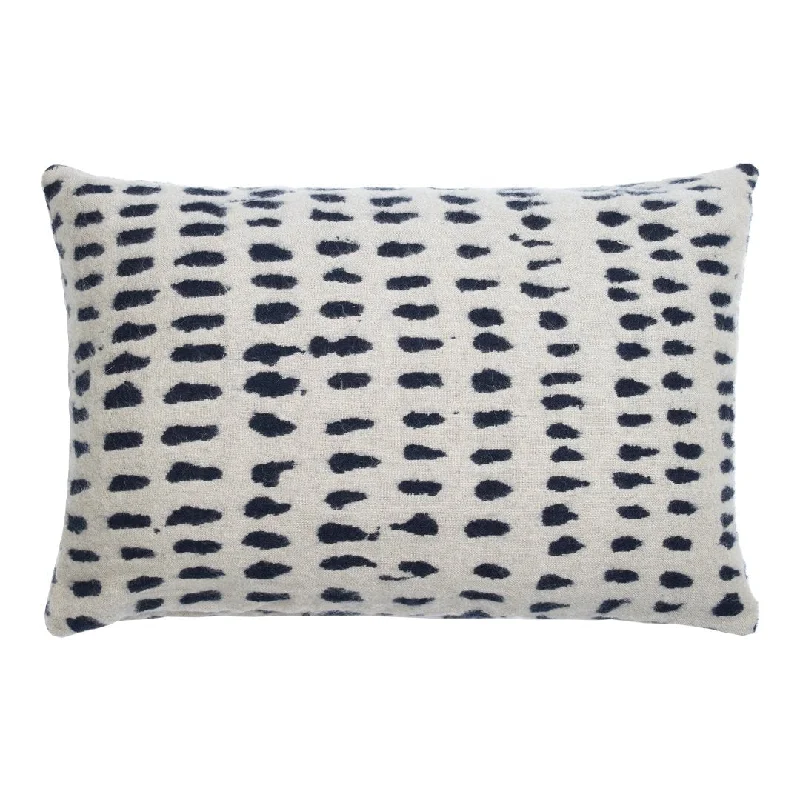 Mystic Ink Dots Rectangle Lumbar Cushion