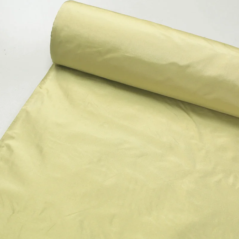 Furnishing Smooth Ottoman Silk - Chartreuse