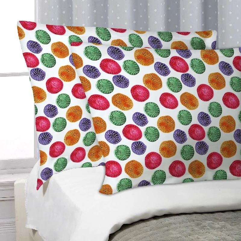 ArtzFolio Watercolor Circles D3 Pillow Cover Case