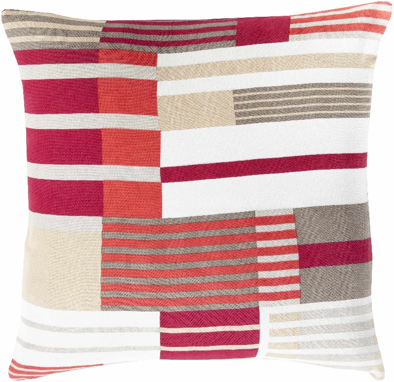 Belhaven Colorful Striped Geometric Throw Pillow - Clearance