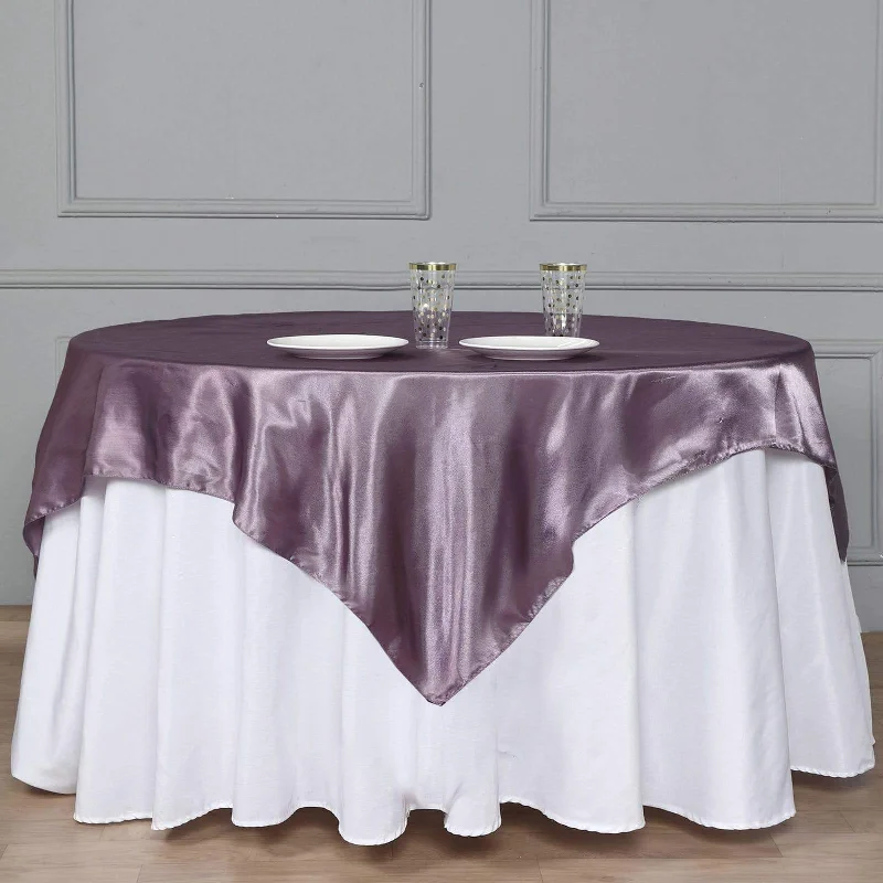 60" x 60" Satin Table Overlay