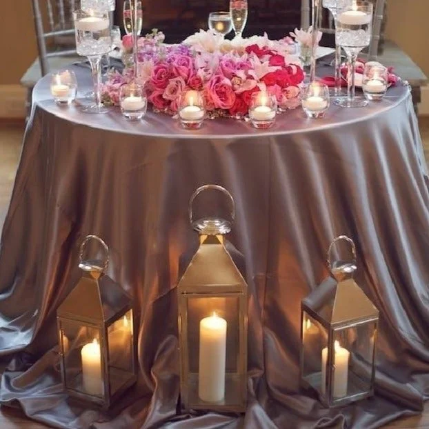 Round Duchess Satin Tablecloth