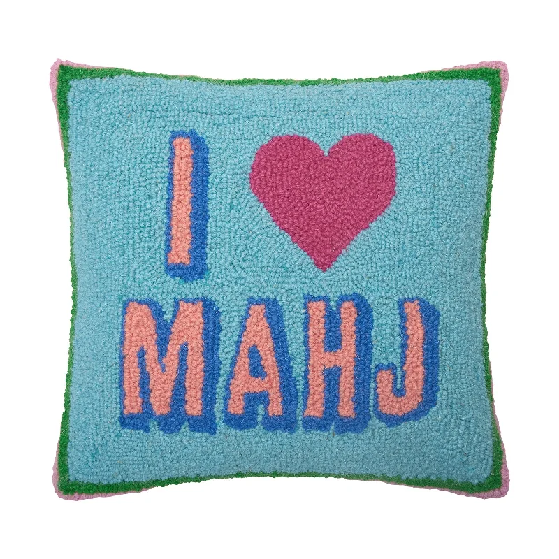 I Love Mahj Hook Pillow