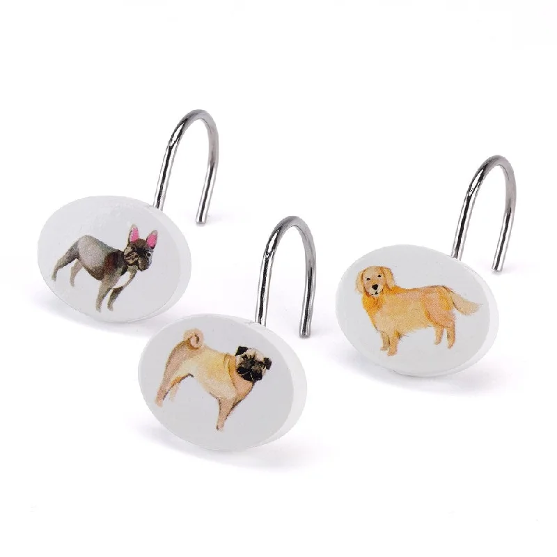 Avanti Dogs On Parade Shower Hooks - MultiColor