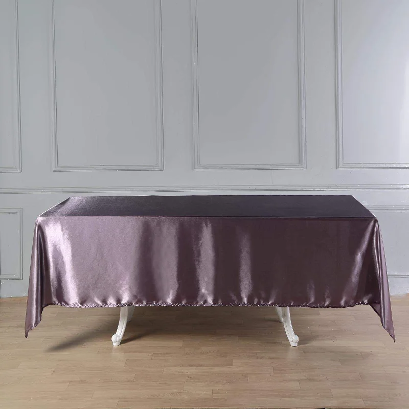 60" x 102" Satin Rectangular Tablecloth