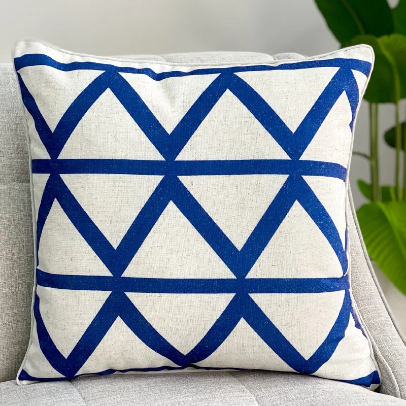 Chevron Blue Pillow