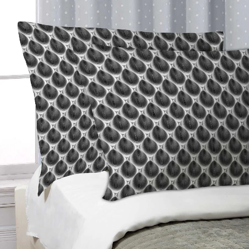 ArtzFolio Monochrome Cone Illusion D2 Pillow Cover Case