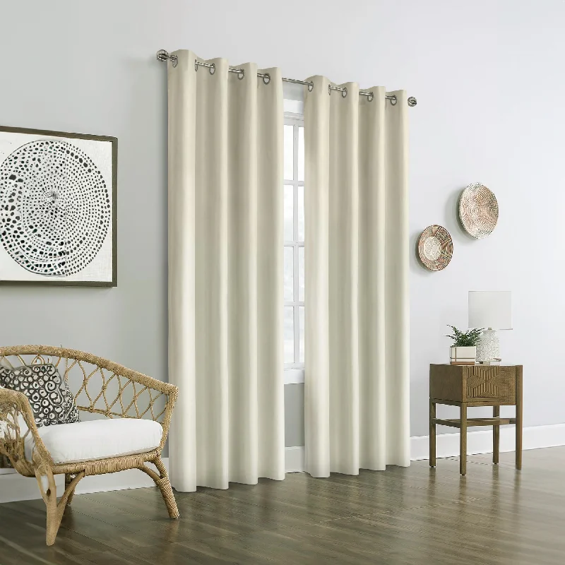 Grommet curtain panel - Lima - Offwhite - 52 x 84''