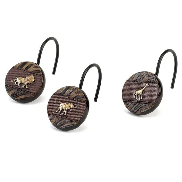 Avanti Animal Parade Pine Shower Curtain Hooks