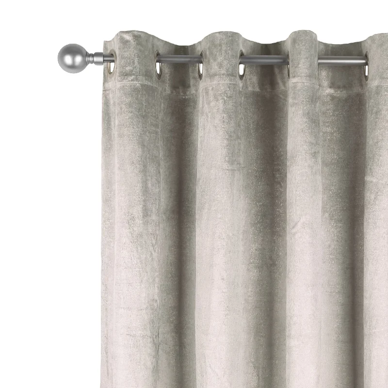 Grommet curtain panel - Glamour - Silver - 54 x 108''