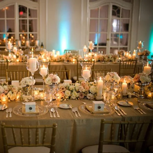 Rectangular Faux Burlap Tablecloth