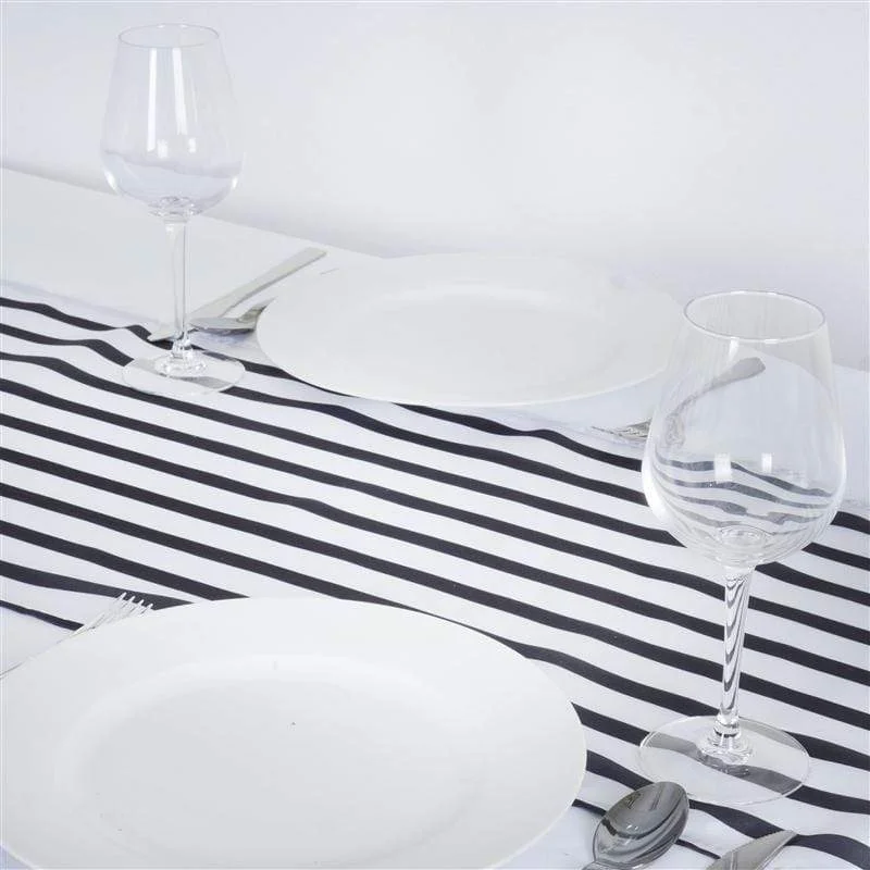 Satin Stripes Table Runner