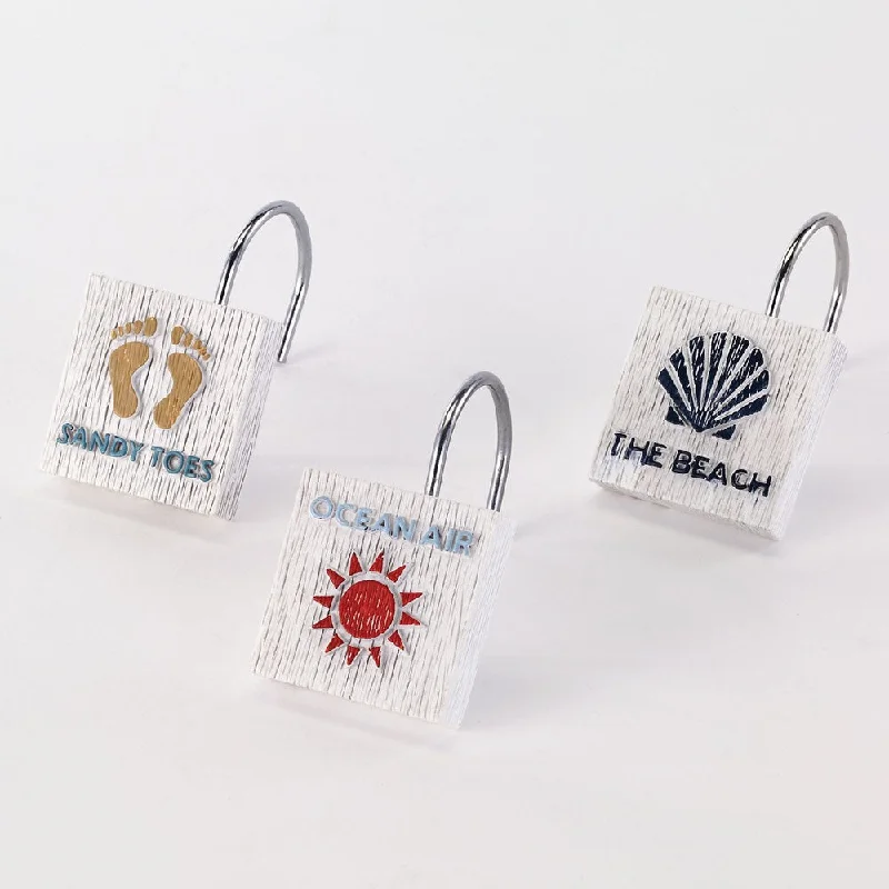 Avanti Beach Words Shower Hooks