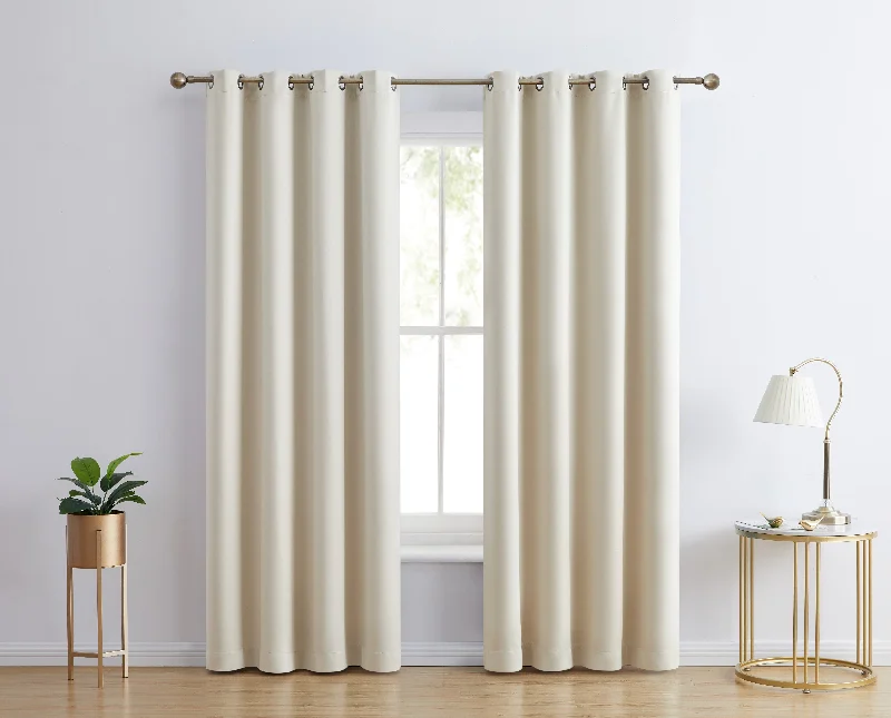 Laurance 100% Blackout Grommet Curtain Panels