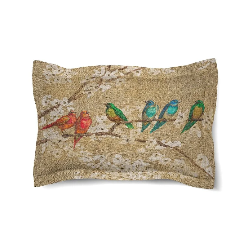 Laural Home Birds and Blossoms Duvet Sham