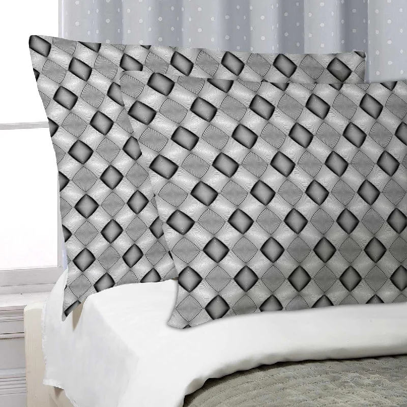 ArtzFolio Monochrome Diamond D1 Pillow Cover Case