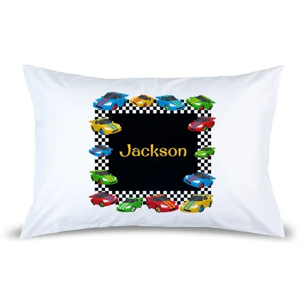 Race Car Pillow case